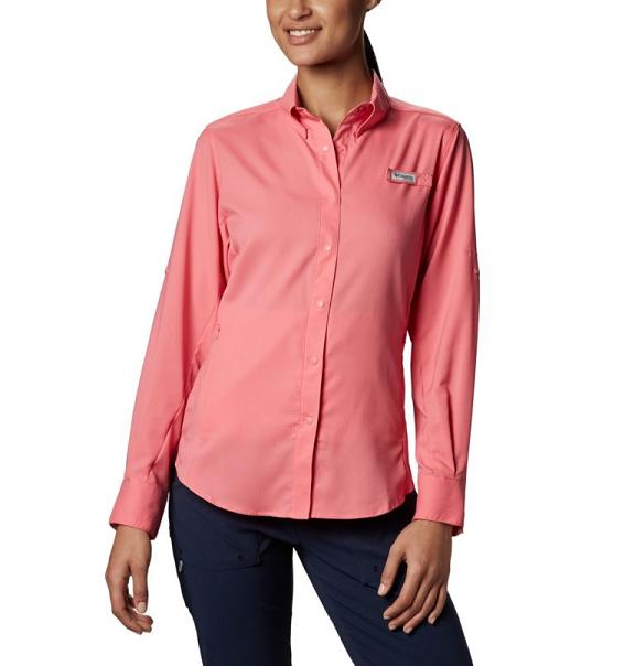 Columbia PFG Tamiami II Shirts Lollipop For Women's NZ93571 New Zealand